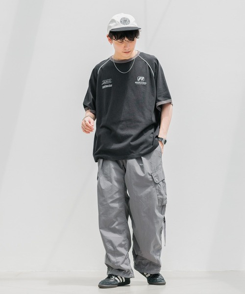 RAGEBLUE（レイジブルー）の「天竺/オーバーサイズゲームTシャツ（Tシャツ/カットソー・メンズ・ブルー/ホワイト/ブラック・MEDIUM/LARGE）」の16枚目の写真