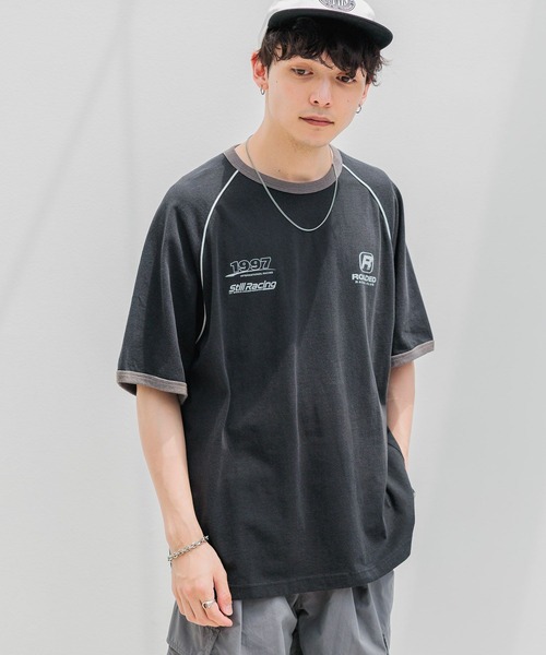 RAGEBLUE（レイジブルー）の「天竺/オーバーサイズゲームTシャツ（Tシャツ/カットソー・メンズ・ブルー/ホワイト/ブラック・MEDIUM/LARGE）」の14枚目の写真