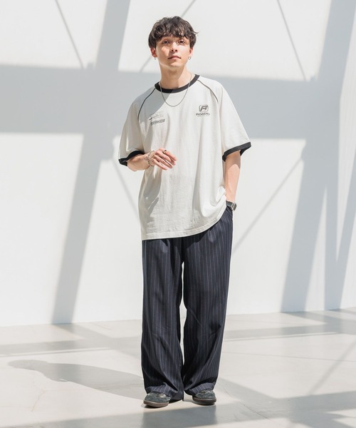 セール】天竺/オーバーサイズゲームTシャツ（Tシャツ/カットソー
