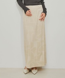 ADAM ET ROPE' | 【洗える】エンボスベロアスカート(スカート)