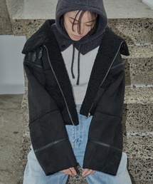 ムートンライクショートボアジャケット