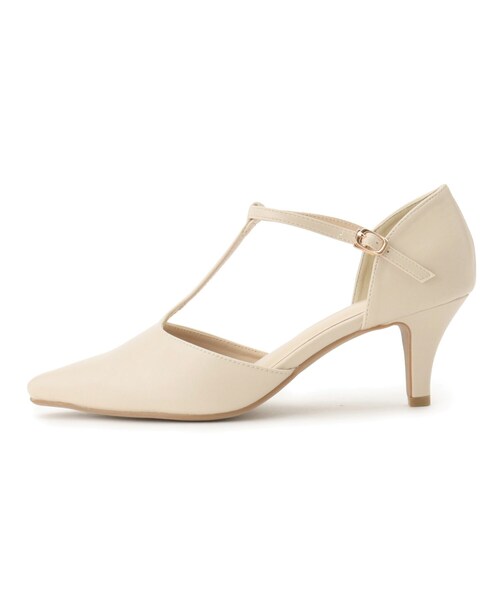 index（インデックス）の「Tストラップパンプス（パンプス・レディース・ブラック/グリーン系/ライトベージュ・02/03）」の16枚目の写真