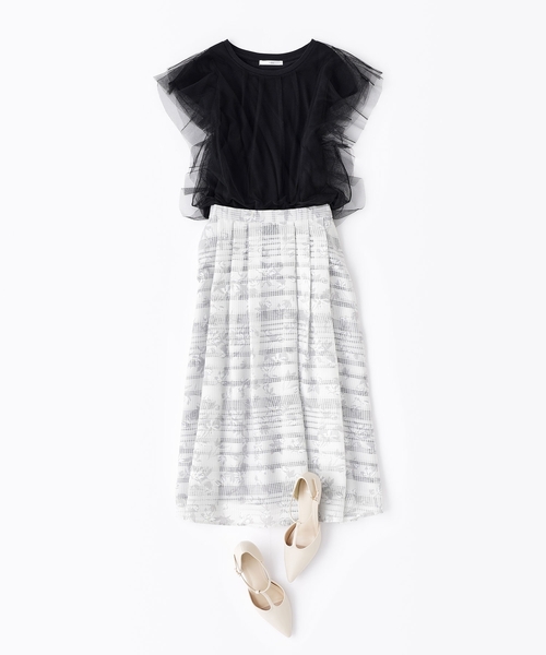 index（インデックス）の「Tストラップパンプス（パンプス・レディース・ブラック/グリーン系/ライトベージュ・02/03）」の9枚目の写真