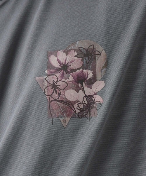 HARE（ハレ）の「バックプリントハーフZIPカットソー(HARE)（Tシャツ/カットソー・メンズ・グレー/ブラック/ホワイト・SMALL/MEDIUM）」の18枚目の写真