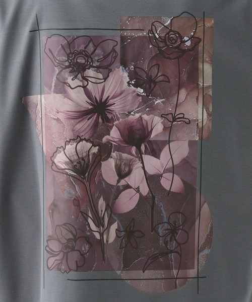 HARE（ハレ）の「バックプリントハーフZIPカットソー(HARE)（Tシャツ/カットソー・メンズ・グレー/ブラック/ホワイト・SMALL/MEDIUM）」の17枚目の写真