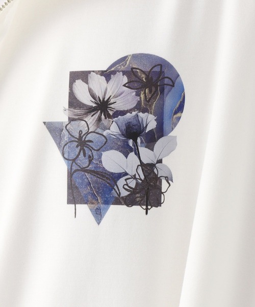 HARE（ハレ）の「バックプリントハーフZIPカットソー(HARE)（Tシャツ/カットソー・メンズ・グレー/ブラック/ホワイト・SMALL/MEDIUM）」の16枚目の写真