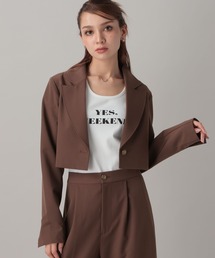 【2024FW】クロップドテーラードジャケット