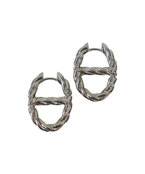 at.（アット）の「【at.】みーちゃん ツイストアンカーピアス（ピアス（両耳用）・レディース・ゴールド/シルバー・FREE）」の9枚目の写真