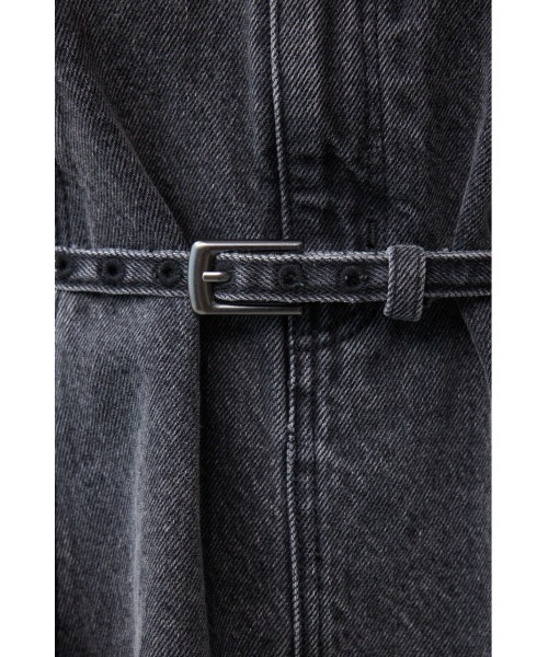 AZUL by moussy(アズールバイマウジー)の「デニムベアビスチェ(キャミソール・レディース・ライトブラック/ブルー・FREE)」の15枚目の写真