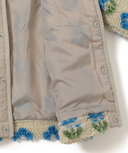 BEAMS mini（ビームスミニ）の「ジャカード ボア ブルゾン 2024FW（90～150cm）（ブルゾン・キッズ・レッド系その他3/ホワイト系その他5/ネイビー・100/90/120/110/150/140/130）」の5枚目の写真