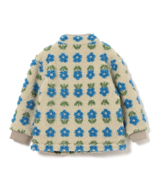 BEAMS mini（ビームスミニ）の「ジャカード ボア ブルゾン 2024FW（90