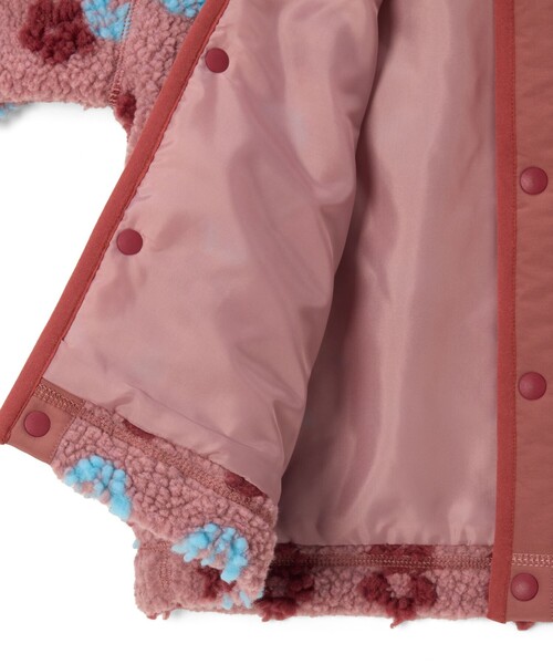 BEAMS mini（ビームスミニ）の「ジャカード ボア ブルゾン 2024FW（90～150cm）（ブルゾン・キッズ・レッド系その他3/ホワイト系その他5/ネイビー・100/90/120/110/150/140/130）」の12枚目の写真