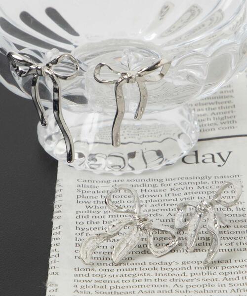 WEGO（ウィゴー）の「WEGO/メタルリボンピアス（ピアス（両耳用）・レディース・その他2/その他1・FREE）」の3枚目の写真