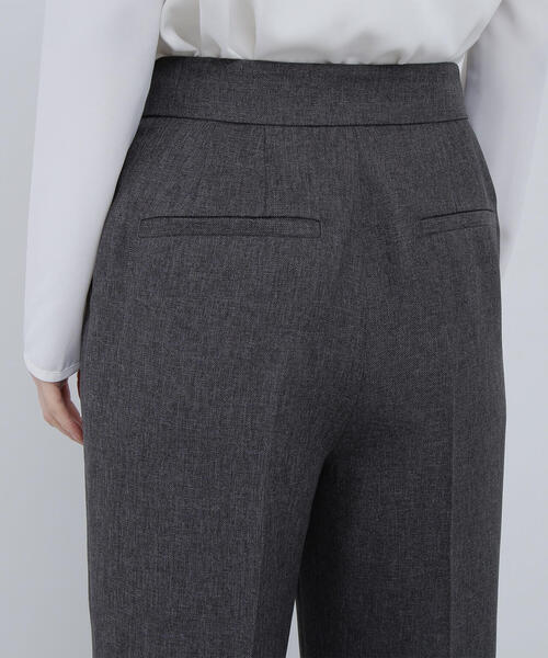 NATURAL BEAUTY BASIC（ナチュラルビューティーベーシック）の「◇シャークスキン SETUP ワイドパンツ（その他パンツ・レディース・ダークブラウン/チャコールグレー・MEDIUM/SMALL/X-SMALL）」の11枚目の写真