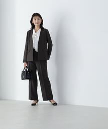 ◇シャークスキン SETUP ワイドパンツ