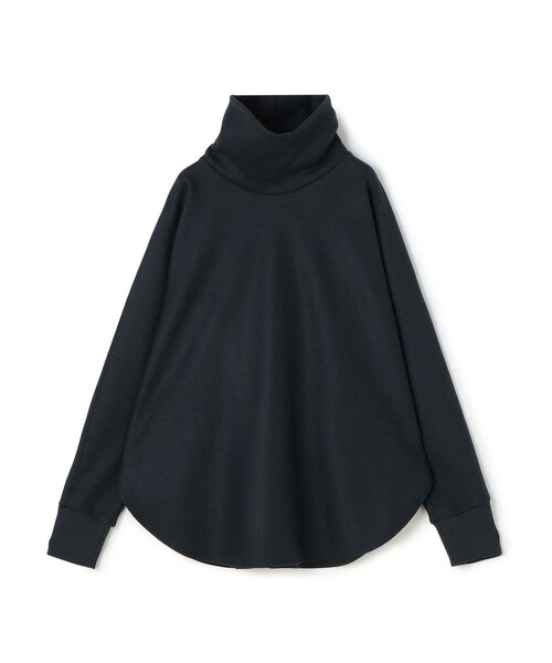 DES PRES（デ・プレ）の「ニットコンビネーション タートルネックプルオーバー（Tシャツ/カットソー・レディース・チャコールグレー/ホワイト系その他/ブラック/パープル/グレー/ネイビー/ダークブルー・FREE）」の6枚目の写真