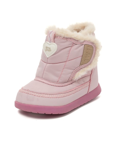 IFME（イフミー）の「BABY｜IFME patto 脱ぎ履き簡単ブーツ[撥水・防滑]（ブーツ・キッズ・ベージュ/ピンク/ホワイト・15.0cm/14.5cm/14.0cm/13.5cm/13.0cm/12.5cm/12.0cm）」の11枚目の写真