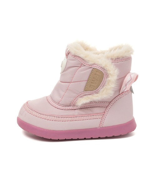 IFME（イフミー）の「BABY｜IFME patto 脱ぎ履き簡単ブーツ[撥水・防滑]（ブーツ・キッズ・ベージュ/ピンク/ホワイト・15.0cm/14.5cm/14.0cm/13.5cm/13.0cm/12.5cm/12.0cm）」の12枚目の写真