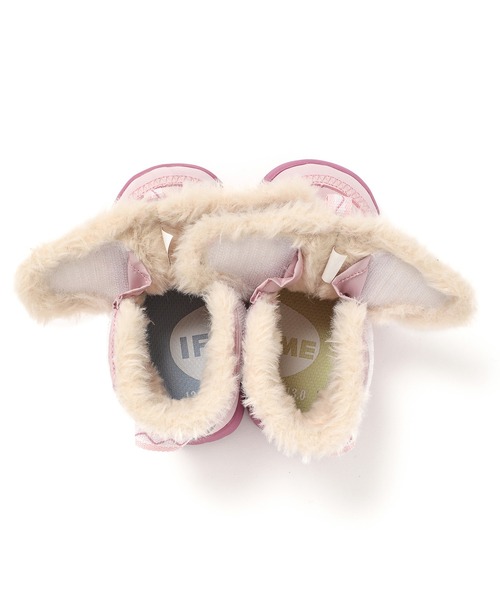 IFME（イフミー）の「BABY｜IFME patto 脱ぎ履き簡単ブーツ[撥水・防滑]（ブーツ・キッズ・ベージュ/ピンク/ホワイト・15.0cm/14.5cm/14.0cm/13.5cm/13.0cm/12.5cm/12.0cm）」の14枚目の写真