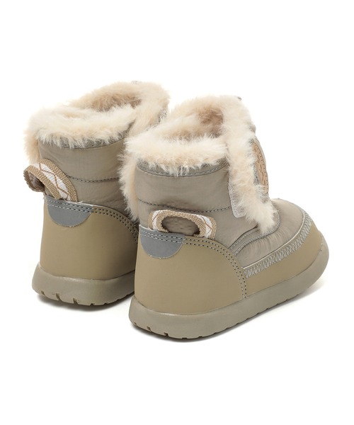 IFME（イフミー）の「BABY｜IFME patto 脱ぎ履き簡単ブーツ[撥水・防滑]（ブーツ・キッズ・ベージュ/ピンク/ホワイト・15.0cm/14.5cm/14.0cm/13.5cm/13.0cm/12.5cm/12.0cm）」の16枚目の写真