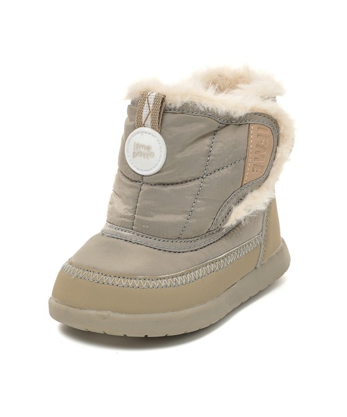 IFME（イフミー）の「BABY｜IFME patto 脱ぎ履き簡単ブーツ[撥水・防滑]（ブーツ・キッズ・ベージュ/ピンク/ホワイト・15.0cm/14.5cm/14.0cm/13.5cm/13.0cm/12.5cm/12.0cm）」の17枚目の写真