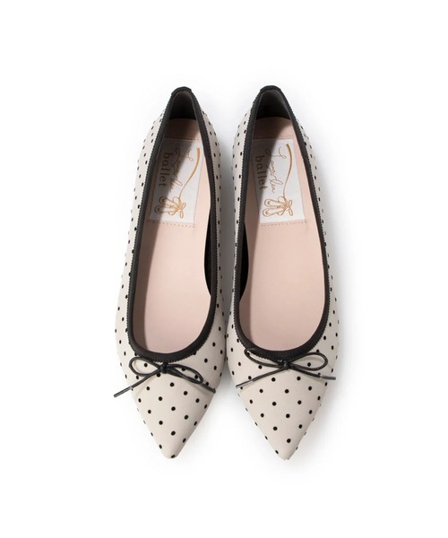 【セール】【2024年秋冬新作】ﾄﾞｯﾄﾎﾟｲﾝﾃｯﾄﾞﾄｳﾊﾞﾚｴｼｭｰｽﾞ(B4604A)（バレエシューズ）｜Launa lea（ラウナレア） 6,776円