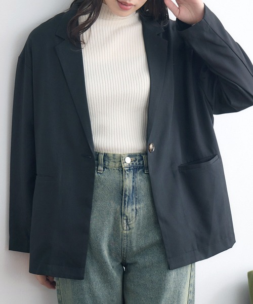 RETRO GIRL（レトロガール）の「【ゆるてろ】テーラーJK（その他アウター・レディース・ブラウン/チャコールグレー/ブラック・FREE）」の20枚目の写真