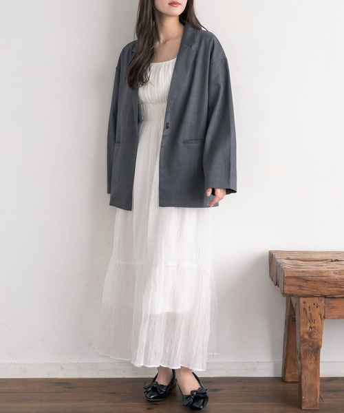 RETRO GIRL（レトロガール）の「【ゆるてろ】テーラーJK（その他アウター・レディース・ブラウン/チャコールグレー/ブラック・FREE）」の12枚目の写真