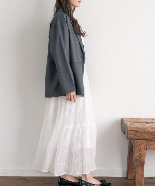 RETRO GIRL（レトロガール）の「【ゆるてろ】テーラーJK（その他アウター・レディース・ブラウン/チャコールグレー/ブラック・FREE）」の14枚目の写真