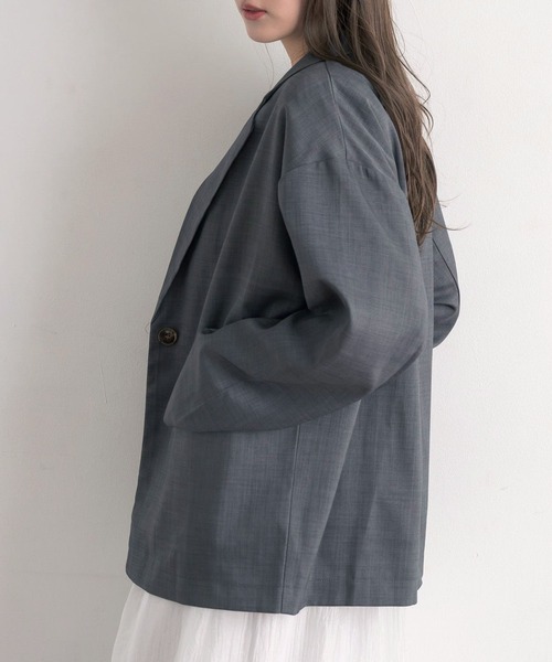 RETRO GIRL（レトロガール）の「【ゆるてろ】テーラーJK（その他アウター・レディース・ブラウン/チャコールグレー/ブラック・FREE）」の10枚目の写真