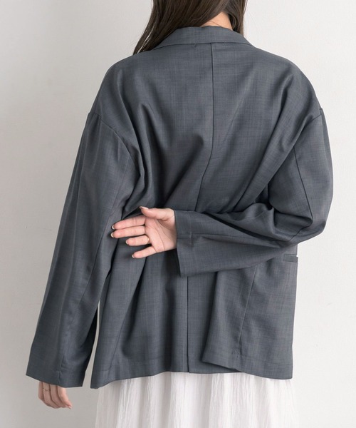 RETRO GIRL（レトロガール）の「【ゆるてろ】テーラーJK（その他アウター・レディース・ブラウン/チャコールグレー/ブラック・FREE）」の11枚目の写真