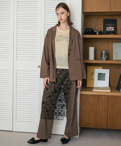 RETRO GIRL（レトロガール）の「【ゆるてろ】テーラーJK（その他アウター・レディース・ブラウン/チャコールグレー/ブラック・FREE）」の5枚目の写真