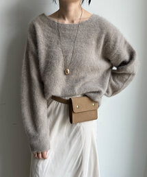 DouDou | ファーカシミヤプルオーバー(ニット/セーター)