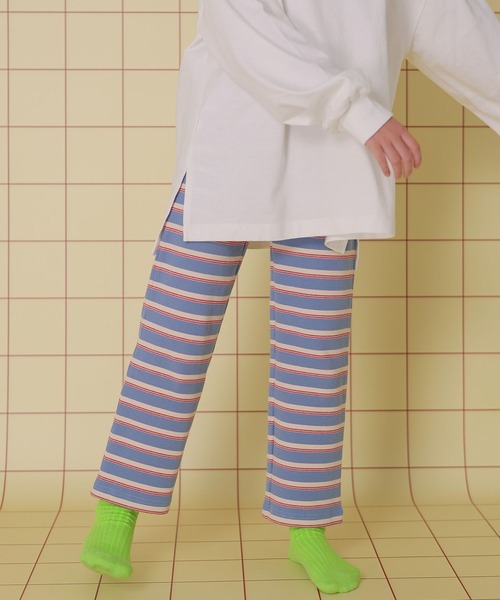 LEPSIM（レプシィム）の「【KIDS】アソートリブパンツ　149392（その他パンツ・キッズ・ライトブルー/オレンジ/ネイビー・140/120）」の2枚目の写真