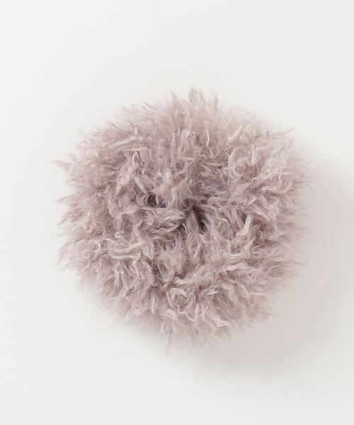 RUBY AND YOU（ルビーアンドユー）の「［select］ファーライクシュシュ（シュシュ・レディース・ピンク/ブラウン/パープル/ミント/ブラック/アイボリー・FREE）」の5枚目の写真