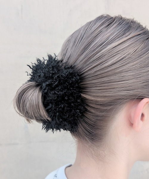 RUBY AND YOU（ルビーアンドユー）の「［select］ファーライクシュシュ（シュシュ・レディース・ピンク/ブラウン/パープル/ミント/ブラック/アイボリー・FREE）」の20枚目の写真