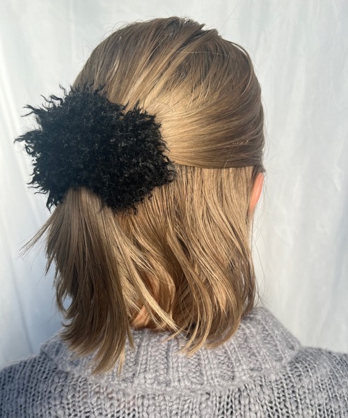 RUBY AND YOU（ルビーアンドユー）の「［select］ファーライクシュシュ（シュシュ・レディース・ピンク/ブラウン/パープル/ミント/ブラック/アイボリー・FREE）」の19枚目の写真