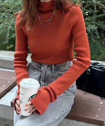 ISOOK | 【ISOOK / アイスー】リブタートルニット / タートルネック サムホール ハイネック セーター 長袖 ZOZOTOWN限定(ニット/セーター)