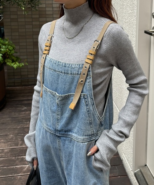 ISOOK（アイスー）の「【ISOOK / アイスー】リブタートルニット  / タートルネック サムホール ハイネック セーター 長袖 春ニット グリーン ZOZOTOWN限定（ニット/セーター・レディース・ブラック/グレー/グリーン/オレンジ・FREE）」の16枚目の写真