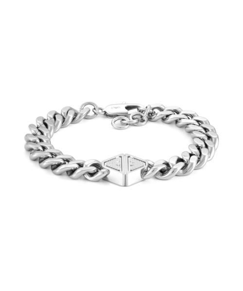 EMPORIO ARMANI（エンポリオアルマーニ）の「エンポリオ・アルマーニ アクセサリー メンズ ブレスレット シルバー EGS3132040（ブレスレット・メンズ・Silver・FREE）」の5枚目の写真