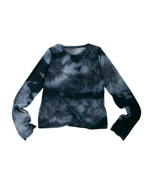antiqua(アンティカ)の「ベロアシアートップス(Tシャツ/カットソー・レディース・ブラック/ベージュ・ONESIZE)」の20枚目の写真