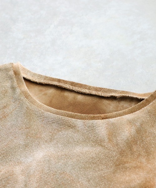 antiqua(アンティカ)の「ベロアシアートップス(Tシャツ/カットソー・レディース・ブラック/ベージュ・ONESIZE)」の22枚目の写真