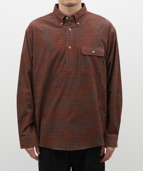 BOTT(ボット)の「【BoTT / ボット】Pullover Corduroy Shirt(シャツ/ブラウス・メンズ・アイボリー/ブラウン・MEDIUM/LARGE)」の8枚目の写真