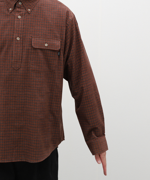 トップス BOTT PULLOVER CORDUROY SHIRT セール】【BoTT / ボット】Pullover Corduroy Shirt（シャツ