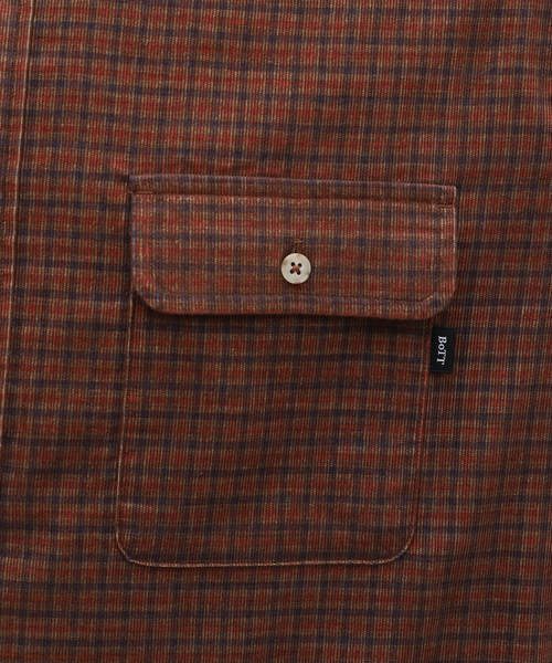 トップス BOTT PULLOVER CORDUROY SHIRT セール】【BoTT / ボット】Pullover Corduroy Shirt（シャツ