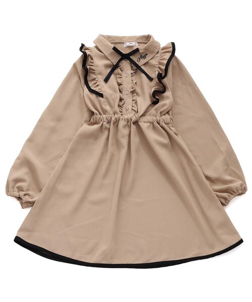algy（アルジー）の「ハイショクラインガーリーワンピ（ワンピース・キッズ・ピンク/チェック/ベージュ・SMALL/MEDIUM/X-SMALL/XX-SMALL）」の6枚目の写真