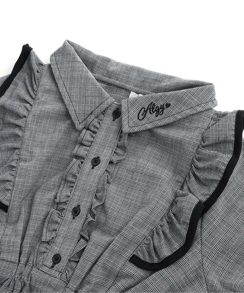 algy（アルジー）の「ハイショクラインガーリーワンピ（ワンピース・キッズ・ピンク/チェック/ベージュ・SMALL/MEDIUM/X-SMALL/XX-SMALL）」の20枚目の写真