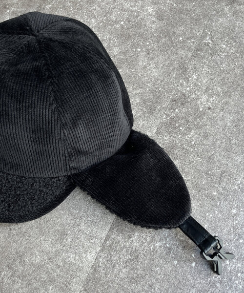 CPCM（シーピーシーエム）の「コーデュロイフライトキャップ（キャップ・レディース・ベージュ/ブラック/ブラウン・FREE）」の10枚目の写真