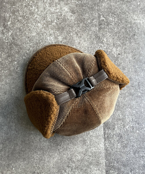 CPCM（シーピーシーエム）の「コーデュロイフライトキャップ（キャップ・レディース・ベージュ/ブラック/ブラウン・FREE）」の17枚目の写真