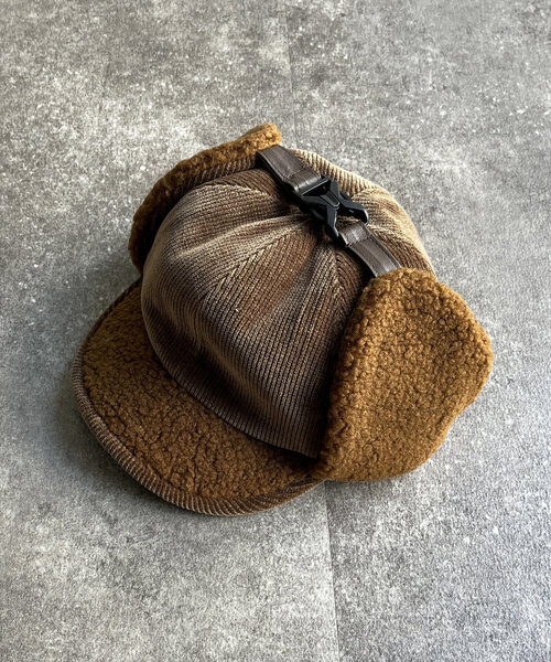 CPCM（シーピーシーエム）の「コーデュロイフライトキャップ（キャップ・レディース・ベージュ/ブラック/ブラウン・FREE）」の18枚目の写真